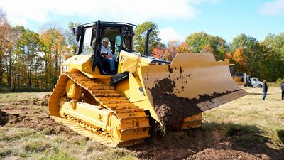 A bulldozer